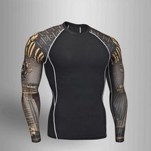 Men's Compression Run jogging Suits Clothes Sports Set 4xl Long t shirt And Pants Gym Fitness workout Tights clothing