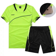 2 pieces Running Sets Men Kids Sportswear Short sleeve Clothes Fitness Basketball tennis Soccer Gym Clothing Sports Suits