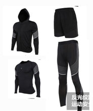 Men's Run set Fitness Suit Gym Wicking Compression Jogging sports tracksuits running sportswear