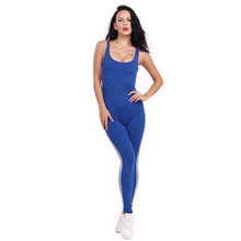 New Summer Sport Yoga Set Sexy U-neck Backless Women Closed-Fitting Jumpsuit Gym Running Sport Wear Suit Workout Clothes