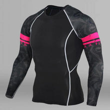 Men's Compression Run jogging Suits Clothes Sports Set 4xl Long t shirt And Pants Gym Fitness workout Tights clothing