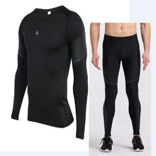 Sports Suit Men's Running Compression Tights Set Fitness Basketball Workout Jogging Suits Gym Sportswear 2-5pcs