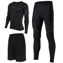 Sports Suit Men's Running Compression Tights Set Fitness Basketball Workout Jogging Suits Gym Sportswear 2-5pcs