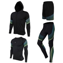 Sports Suit Men's Running Compression Tights Set Fitness Basketball Workout Jogging Suits Gym Sportswear 2-5pcs